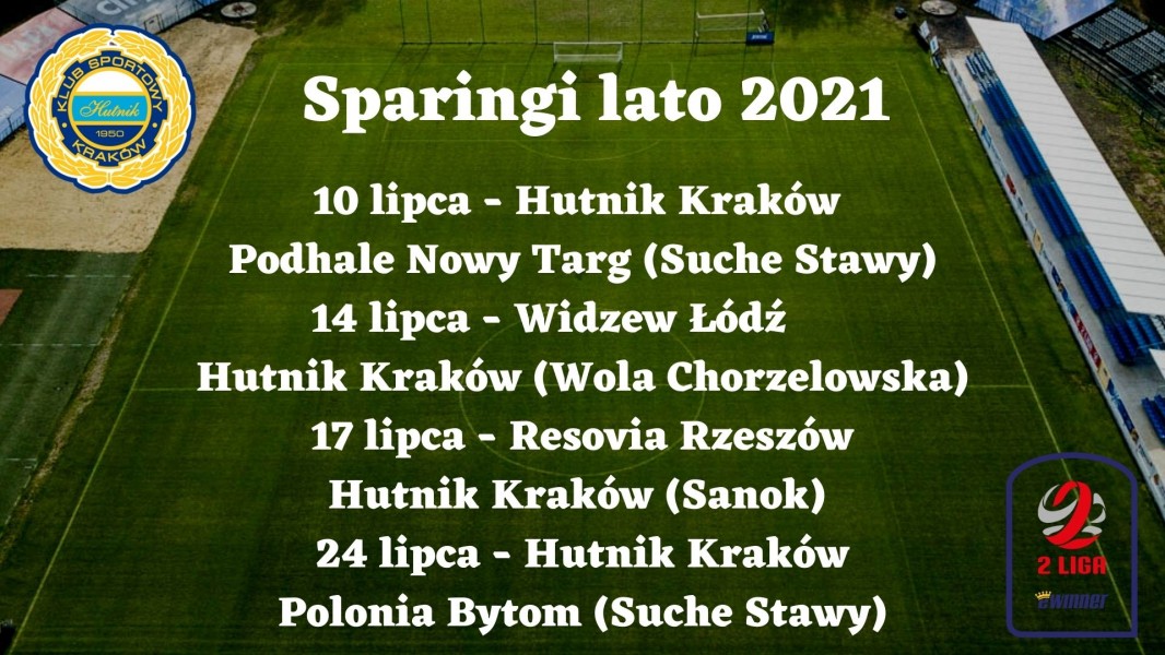 Plan przygotowań Hutnika do rundy jesiennej sezonu 2021/2022
