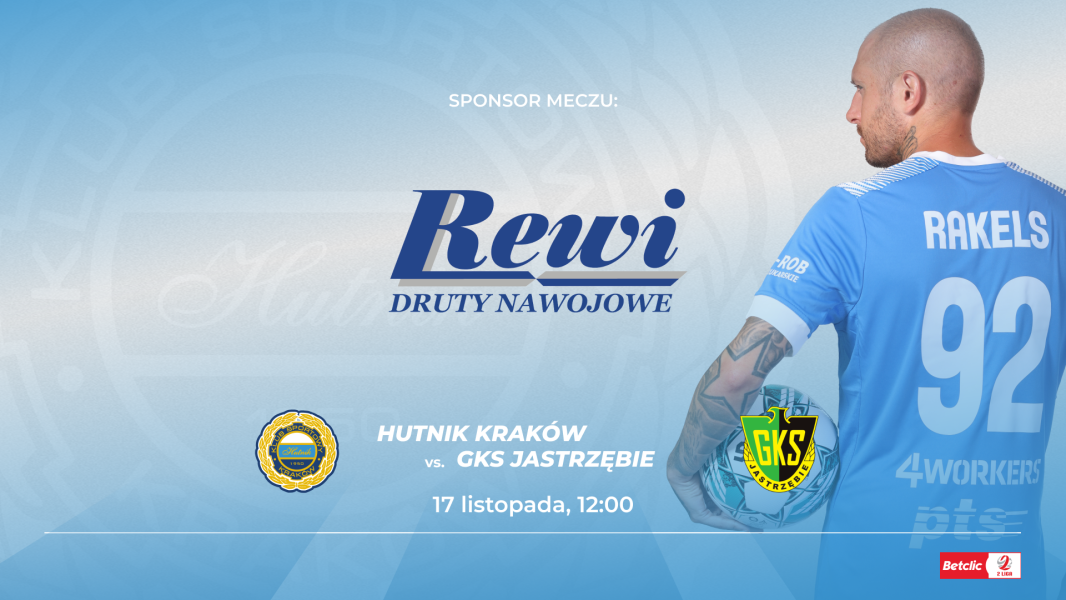 Rewi - Druty Nawojowe sponsorem meczu z GKS-em Jastrzębie!