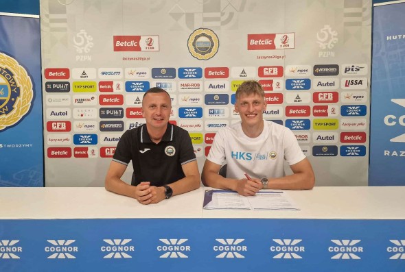 Kacper Prusiński nowym piłkarzem "HKS-u"! Kacper Prusiński nowym piłkarzem "HKS-u"!