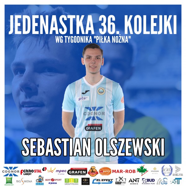 Sebastian Olszewski w jedenastce 36. kolejki tygodnika Piłka Nożna