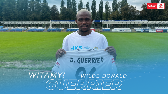 Wilde-Donald Guerrier nowym piłkarzem "HKS-u"! Wilde-Donald Guerrier nowym piłkarzem "HKS-u"!