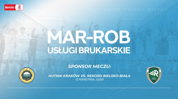 MAR-ROB sponsorem meczu z Rekordem Bielsko-Biała MAR-ROB sponsorem meczu z Rekordem Bielsko-Biała